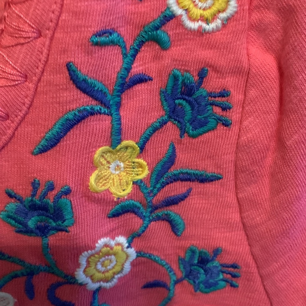 Talbots embroidered square neck top. NWT. Retail 59.50 - Picture 6 of 7
